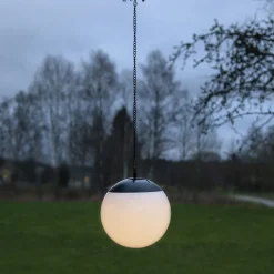 LED solar hængelampe Globus