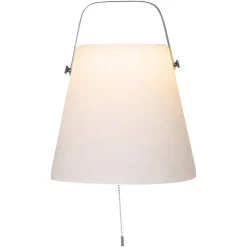 LED solar hængelampe Solia, Ø 28 cm