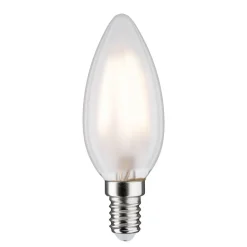 LED stearinlyspære E14 4,5W 2.700K mat