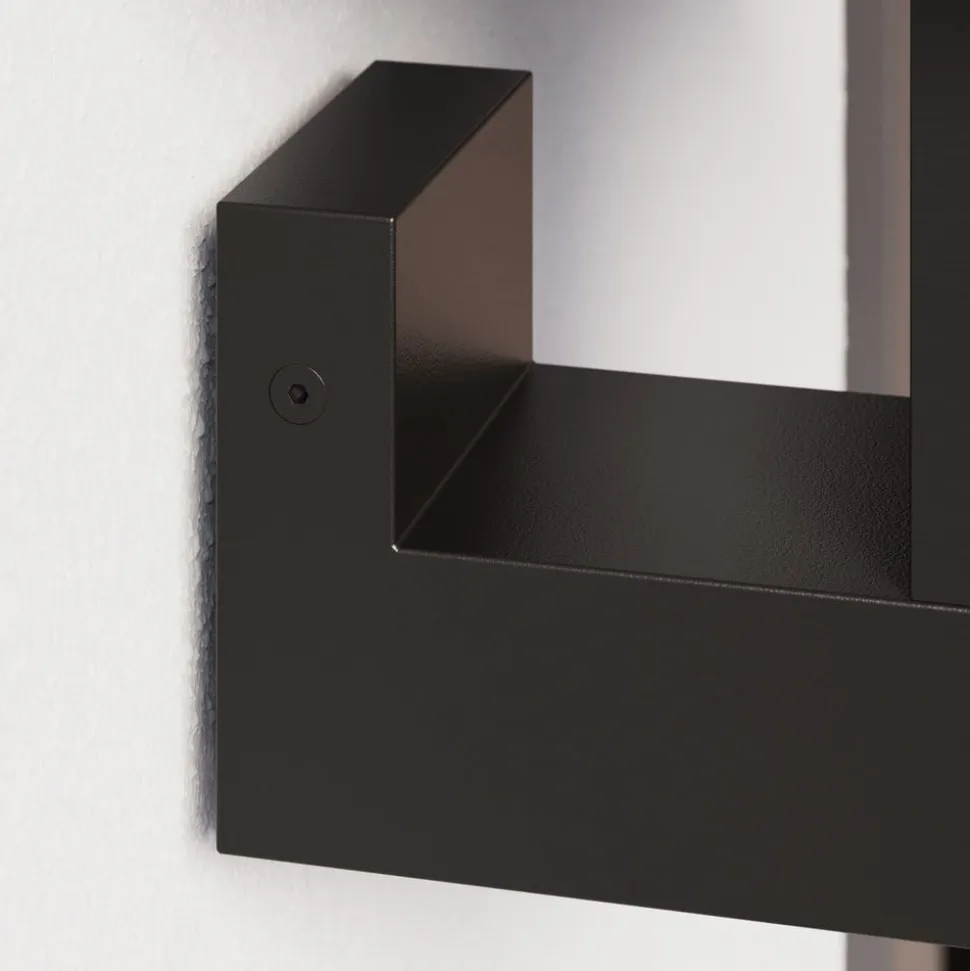 LED udendørs væglampe Olesia, firkantet form