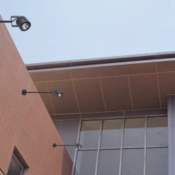 LED udendørs vægspot 5012, sort, aluminium, glas, 68 cm