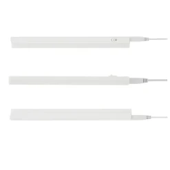 LED underskabslampe Hephaistos, hvid, længde 31 cm