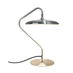 LED-bordlampe Artist, stålfarvet, højde 41 cm, stål
