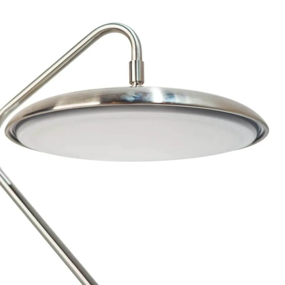 LED-bordlampe Artist, stålfarvet, højde 41 cm, stål