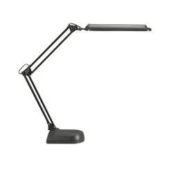 LED-bordlampe MAULatlantic, sort, højde 41 cm, stativ