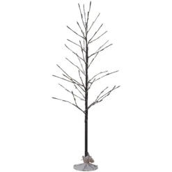 LED-dekorationstræ Tobby Tree IP44 brun højde 120 cm