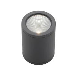 LED-downlight Embla af aluminium IP54, mørkegrå