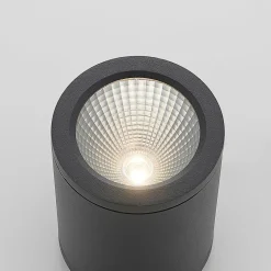 LED-downlight Embla af aluminium IP54, mørkegrå