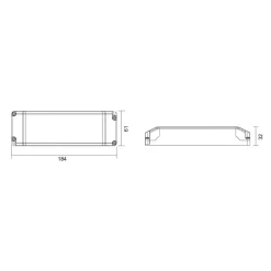 LED-driver Basic, CV, Q8H-12-75W