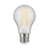 LED-filamentpære, mat, E27, 3,8W, 3000K, 806 lm