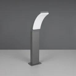LED-gadelampe Beja, antracit, aluminium, højde 60 cm