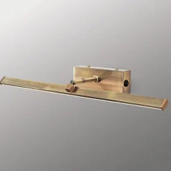 LED-gallerilampe Suren i antik messing, 50 cm