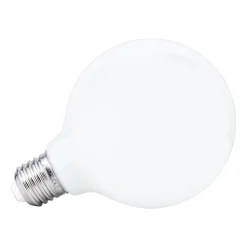 LED-globepære E27 8 W G95 2.700 K opal, kan dæmpes