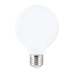 LED-globepære E27 6 W G80 opal, kan dæmpes