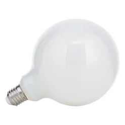 LED-globepære E27 9W G125 2.700 K opal, kan dæmpes
