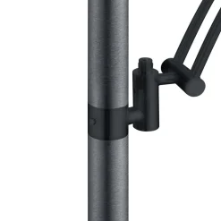 LED-gulvlampe Andy, 3 lyskilder, antracit, CCT, dæmper