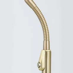 LED-gulvlampe Cobra med jsuterbar lysfarve