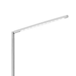 LED-gulvlampe Dawda med lysdæmper, stål