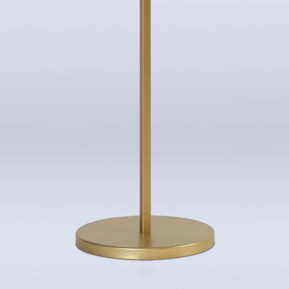 LED-gulvlampe Dome sort