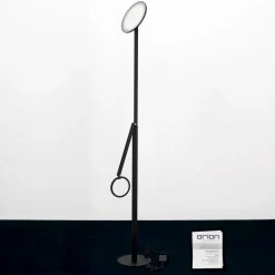 LED-gulvlampe Fati, højde 181 cm, aluminium, læselampe, dæmper, CCT