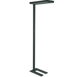 LED-gulvlampe MAULjuvis, sort, 196 cm base dæmpbar