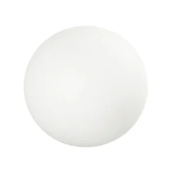 LED-gulvlampe Oh!, Ø 55 cm, E27, polykarbonat, hvid