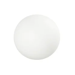 LED-gulvlampe Oh!, Ø 38 cm, E27, polykarbonat, hvid