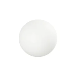 LED-gulvlampe Oh!, Ø 28 cm, E27, polykarbonat, hvid