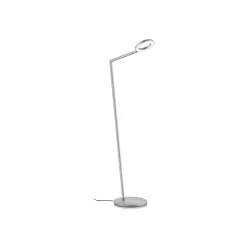 LED-gulvlampe Tessa-S, mat nikkel, CCT, bevægelseskontrol