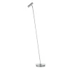LED-gulvlampe Tom Pro, mat nikkel, 1 lyskilde, CCT, dæmper