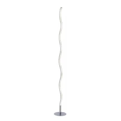 LED-gulvlampe Wave 3.000K 120 cm stål