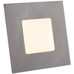 LED-indbygningslampe til indbyggede kasser, sølv