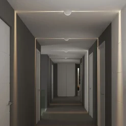 LED-indbygningsloftlampe Spectra Recessed, IP54