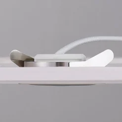 LED-indbygningsspot Andrej, kantet, nikkel, sæt med 3 stk