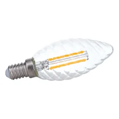 LED-kertepære E14 3 W 2.700 K Filament drejet