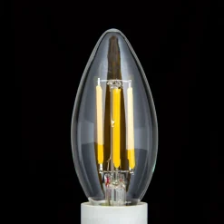 LED-kertepære E14 4,5 W C35 Filament 827 dæmpes