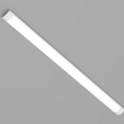 LED-loftlampe Batten, længde 120 cm, aluminium, hvid, 4.000 K