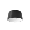 LED-loftlampe Delfi_S, sort, Ø 45 cm, metal