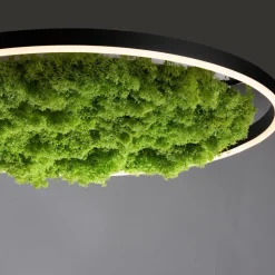 LED-loftlampe Green Ritus, mos dæmpbar Ø58,5cm
