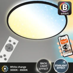 LED-loftlampe Ivy Sky S, stjernedekoration, Ø 33 cm