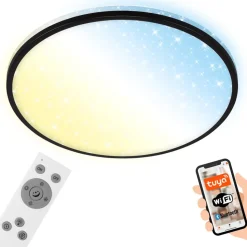 LED-loftlampe Ivy Sky S, stjernedekoration, Ø 33 cm