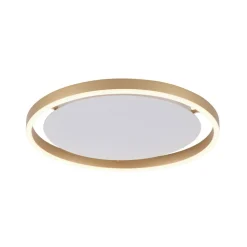 LED-loftlampe Ritus, Ø 39,3 cm, mat messing