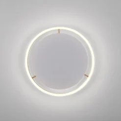 LED-loftlampe Ritus, Ø 39,3 cm, mat messing