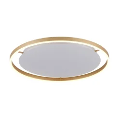 LED-loftlampe Ritus, Ø 58,5 cm, mat messing