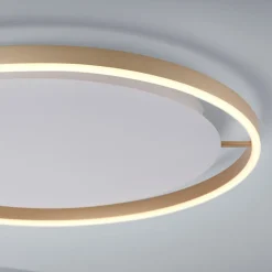 LED-loftlampe Ritus, Ø 58,5 cm, mat messing