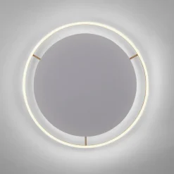 LED-loftlampe Ritus, Ø 58,5 cm, mat messing