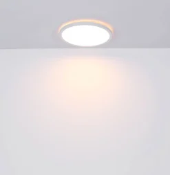 LED-loftlampe Sapana, hvid, Ø 42 cm, plast, IP44
