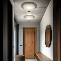 LED-loftlampe Stilo_S, sort, Ø 35 cm