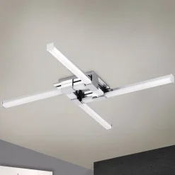 LED-loftlampe til badeværelset Argo, 4 lyskilder