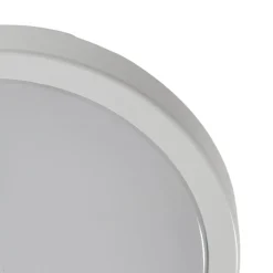 LED-loftlampe Vera, hvid, plast, Ø 22 cm, IP65